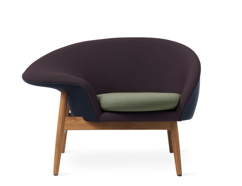 Fried Egg Lounge Chair - Warm Nordic - Chairs - Barnum 09/Smoked Oak - Left - Facing - HORNE