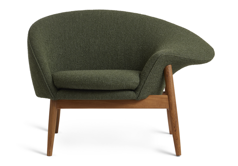 Fried Egg Lounge Chair - Warm Nordic - Chairs - Barnum 09/Smoked Oak - Left - Facing - HORNE