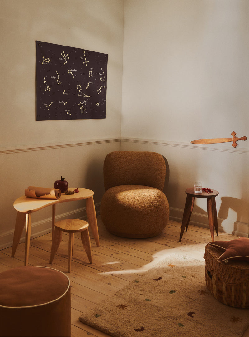 Constellation Textile Map - Ferm Living - Dark Blue - HORNE