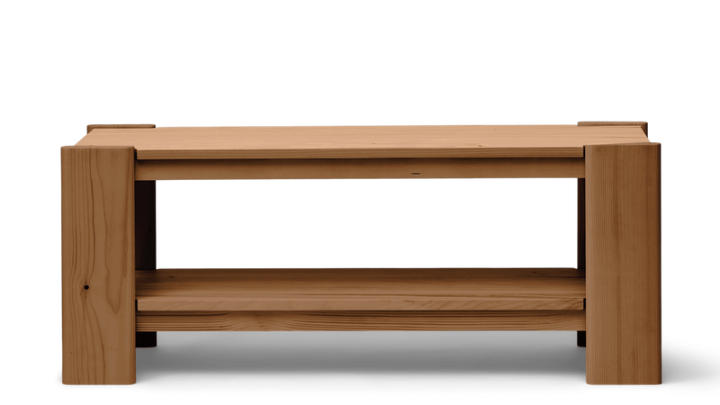 Beam Bench - Deep Brown Pine
