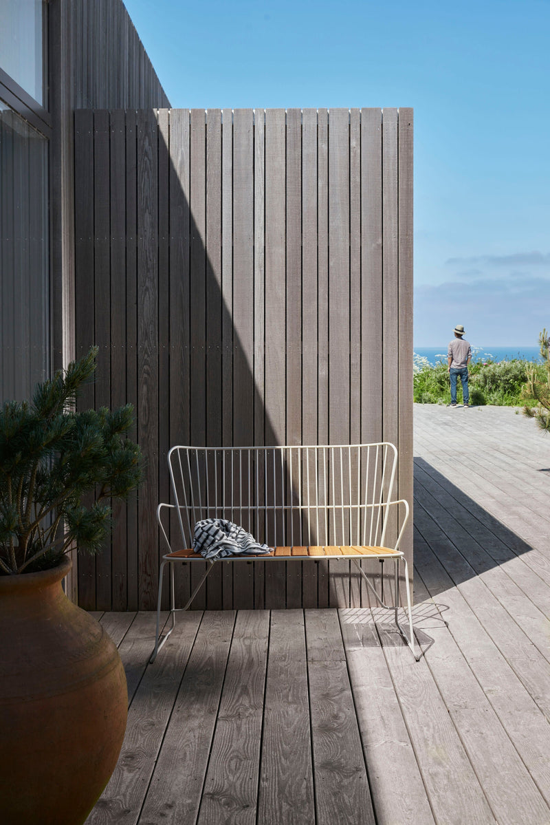 PAON Outdoor Bench - HOUE - Outdoor Furniture - White - HORNE