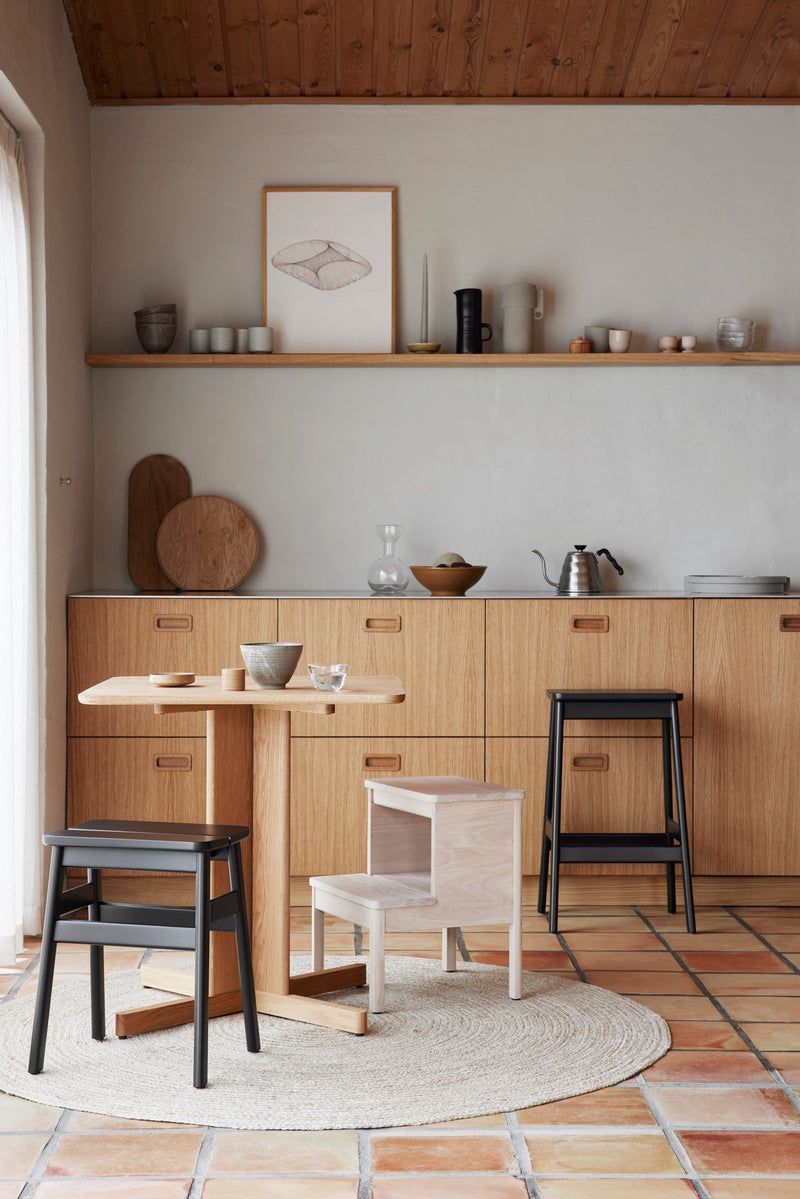 A Line Stepstool - Form & Refine Stools + Benches + Ottomans - White Oak - HORNE