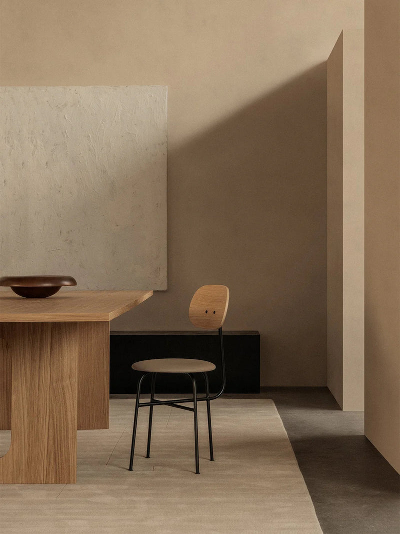 Afteroom Plus Dining Chair - Upholstered Seat - Audo Copenhagen Chairs - Natural Oak | Sierra 1611 - HORNE