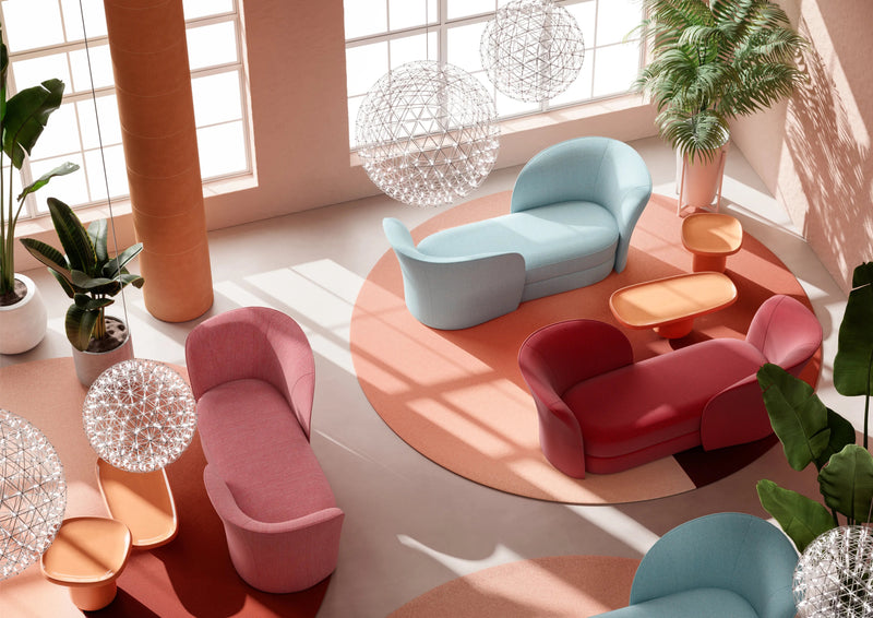 Aldora Vis a Vis - Moooi Sofas - CAT I - Abbracci Taupe - Left - HORNE