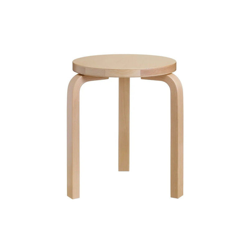 Alvar Aalto Stool 60 - Artek Stools + Benches + Ottomans - Wild Birch - HORNE