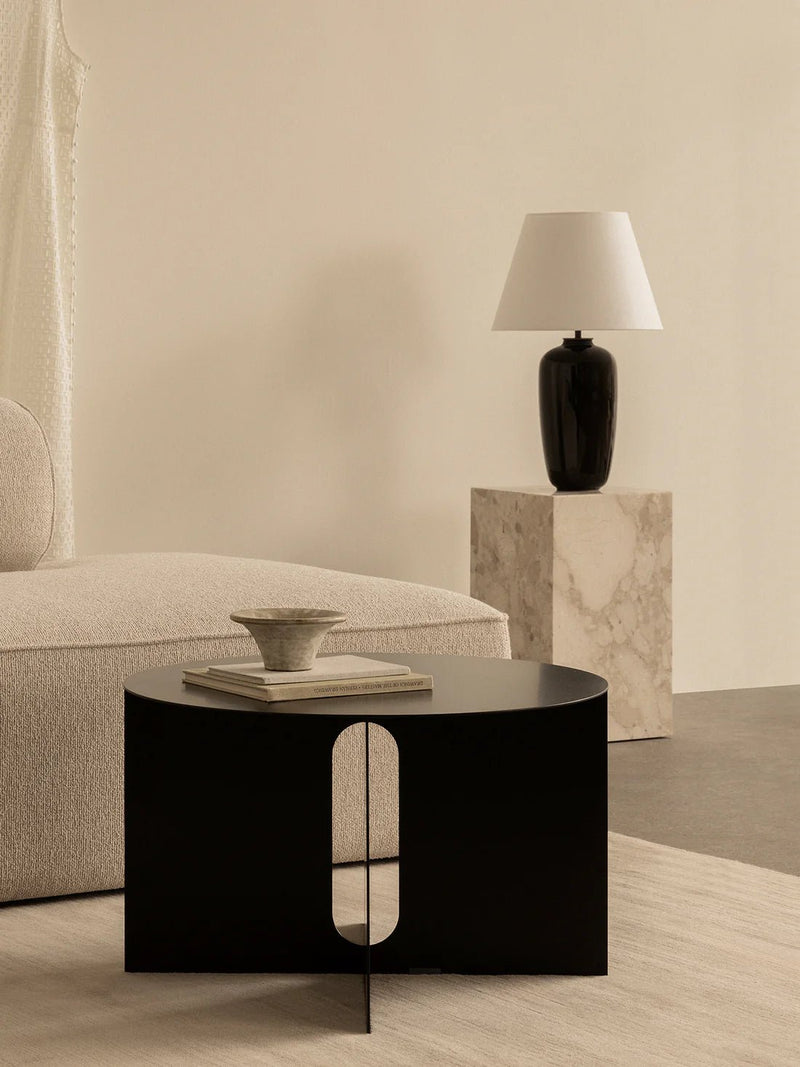 Androgyne Side Table Ø63 - Audo Copenhagen Tables + Desks - Ivory Base - HORNE