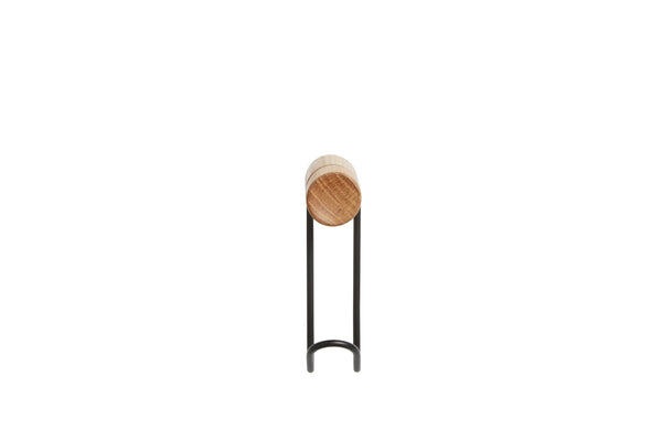 Around Wall Hanger - Small - Woud Hangers & Hooks - Oak/Black - HORNE