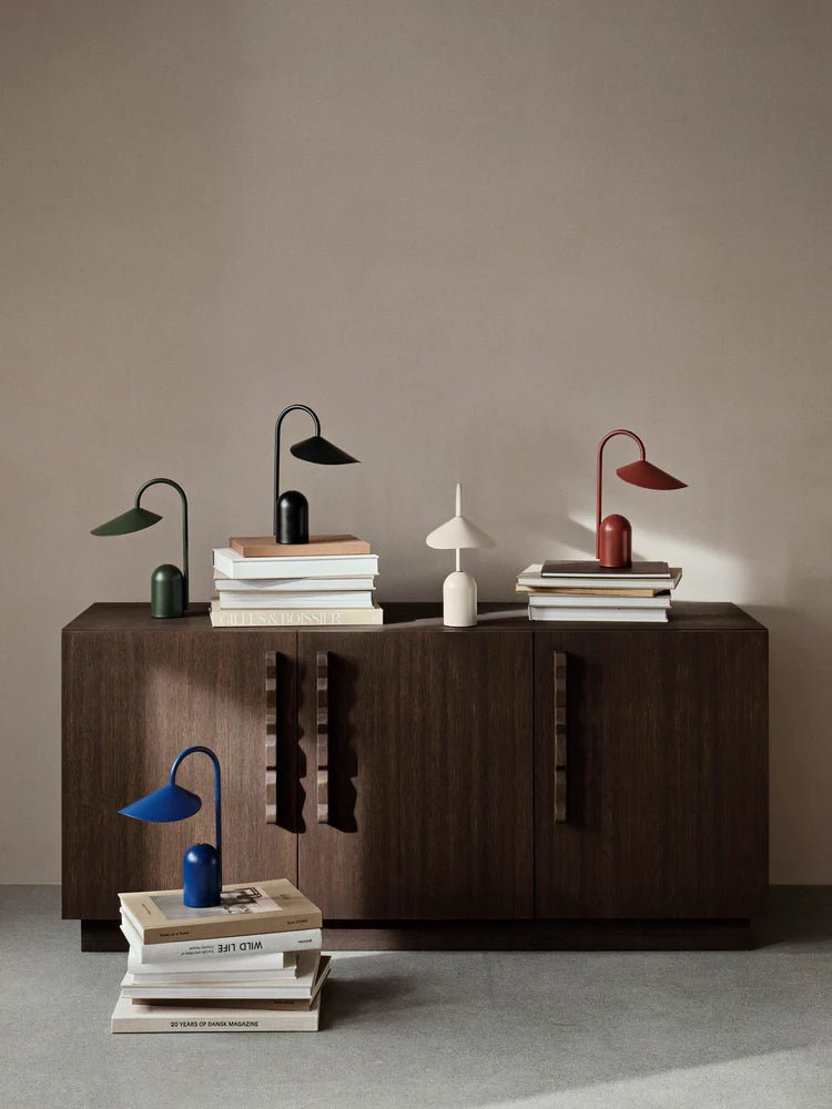 Arum Portable Lamp - Ferm Living Lighting - Black - HORNE