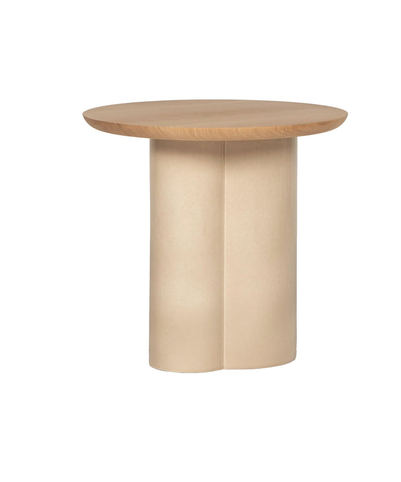 Arvin Side Table - Vincent Sheppard Tables - Natural Oak - Maroon - HORNE