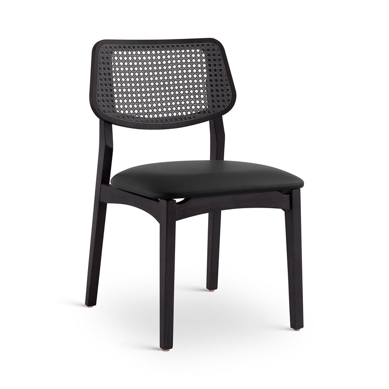 Beth 2.0 Cane Side Chair - Urbia Chairs - Medley Ivory Ebano Natural - HORNE