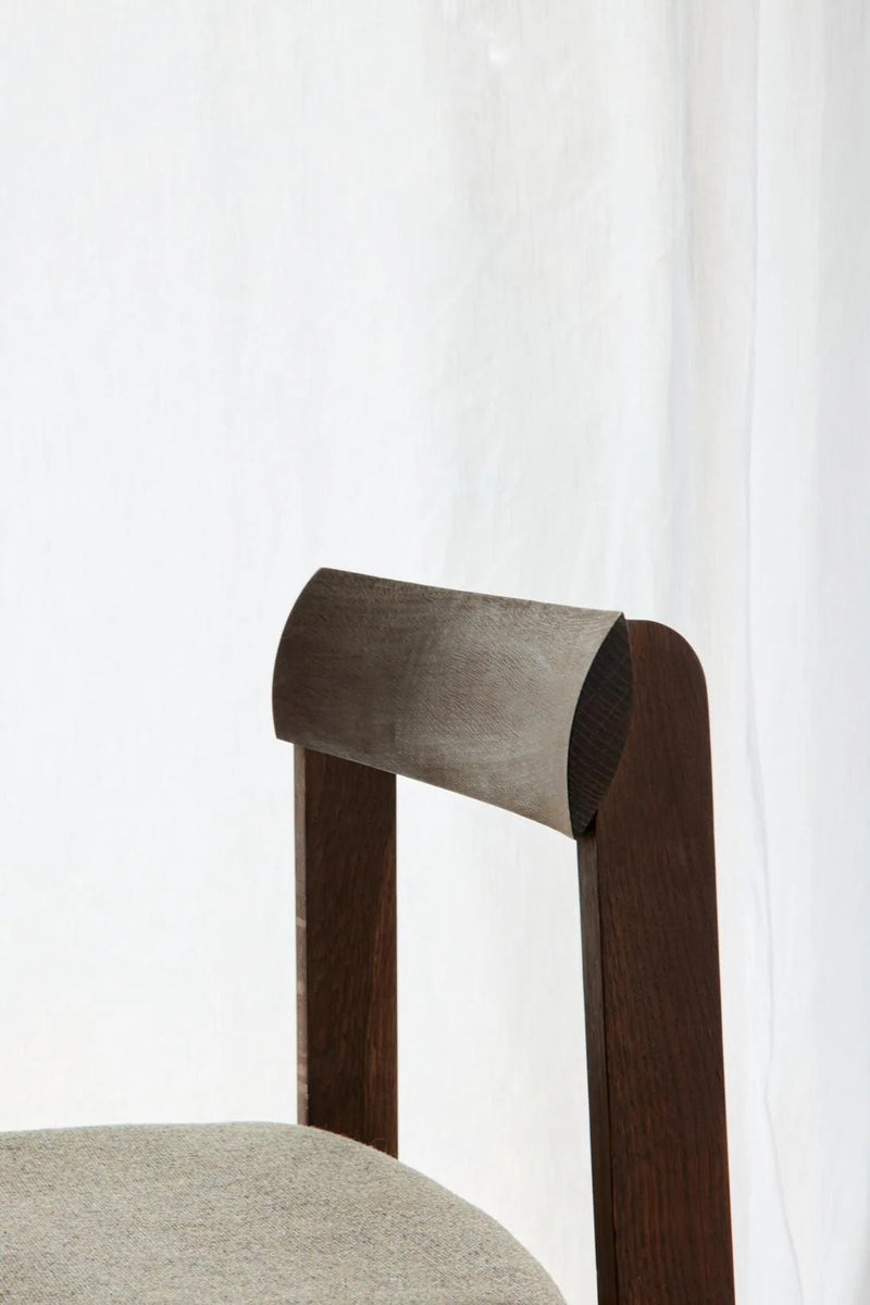 Blueprint Chair - Upholstered Seat - Form + Refine Chairs - Smoked Oak - Hallingdal 65 - 227 - HORNE