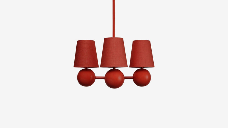 Bole Pendant IV in Color - Workstead - Pendants - Clay - 24