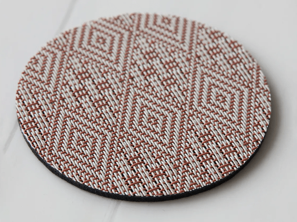 Boxwood Round Coasters - Set of 8 - Chilewich - Kitchen + Table Linens - Abalone - HORNE