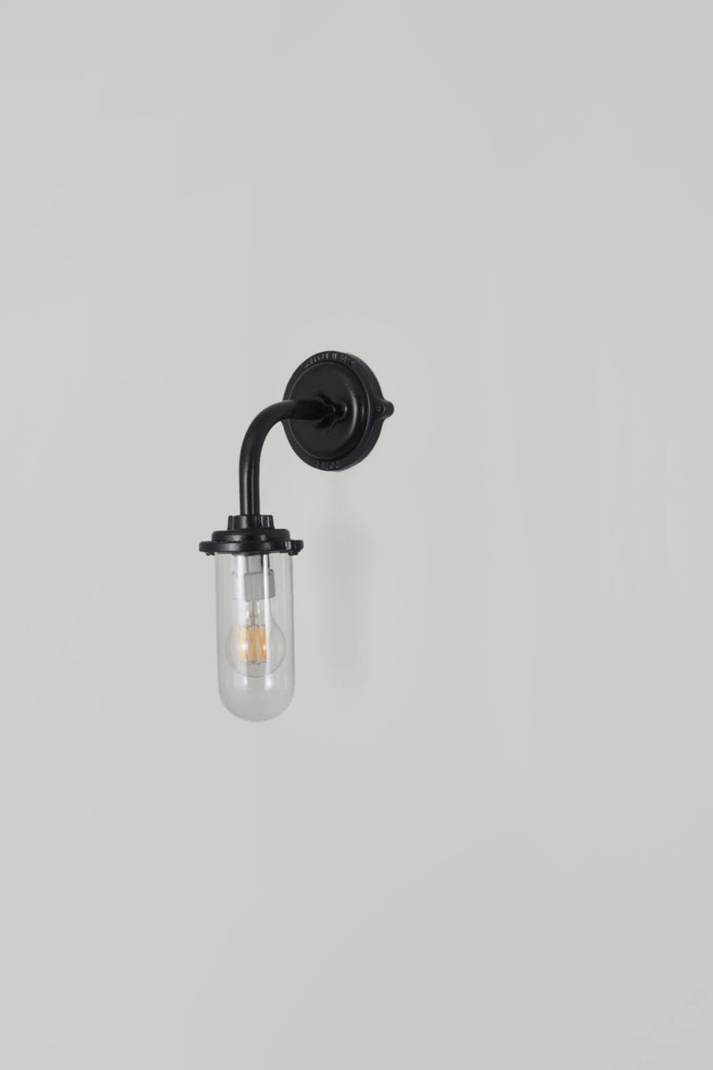 Bracket Light - 60W - Davey Lighting Outdoor Lights - Galvanised Silver - Frosted - HORNE