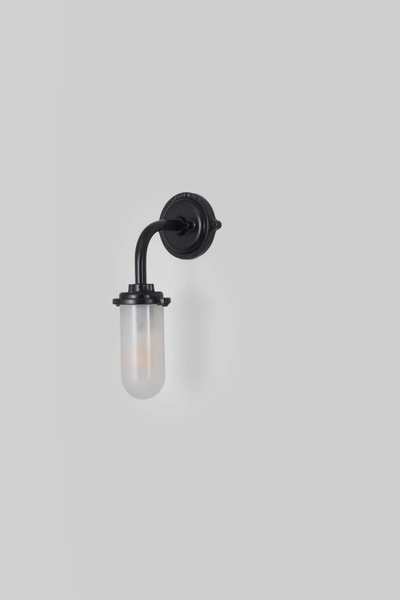 Bracket Light - 60W - Davey Lighting Outdoor Lights - Galvanised Silver - Frosted - HORNE