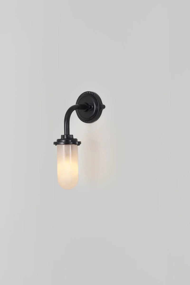 Bracket Light - 60W - Davey Lighting Outdoor Lights - Galvanised Silver - Frosted - HORNE