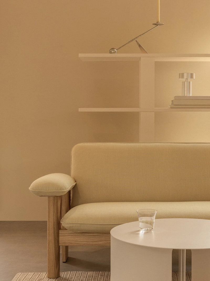 Brasilia Sofa - Textile - Audo Copenhagen - Sofas - Natural Oak - Audo Boucl√© 02 - HORNE