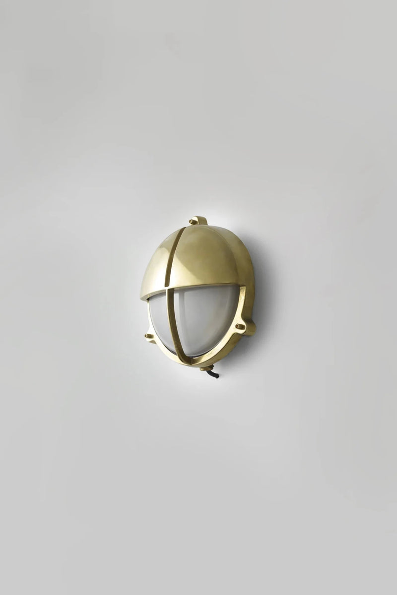 Brass Bulkhead 7427 - Davey Lighting Outdoor Lights - Natural Brass - HORNE