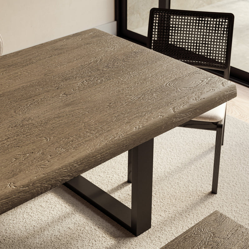 Brooks Dining Table - U Base - Urbia Tables - Americano - Black - Small - HORNE