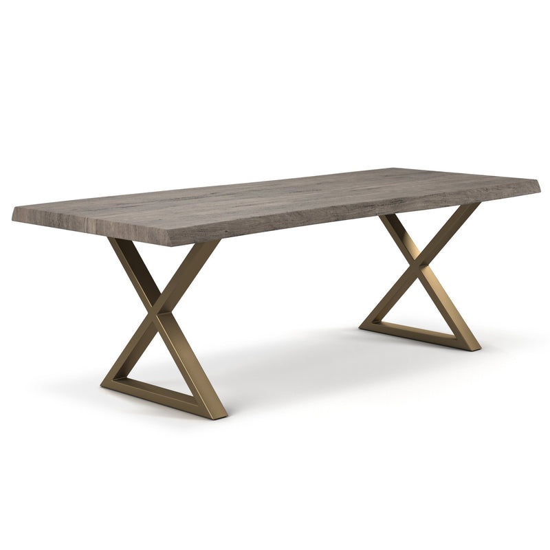 Brooks Dining Table - X Base - Urbia Tables - Americano - Black - Small - HORNE