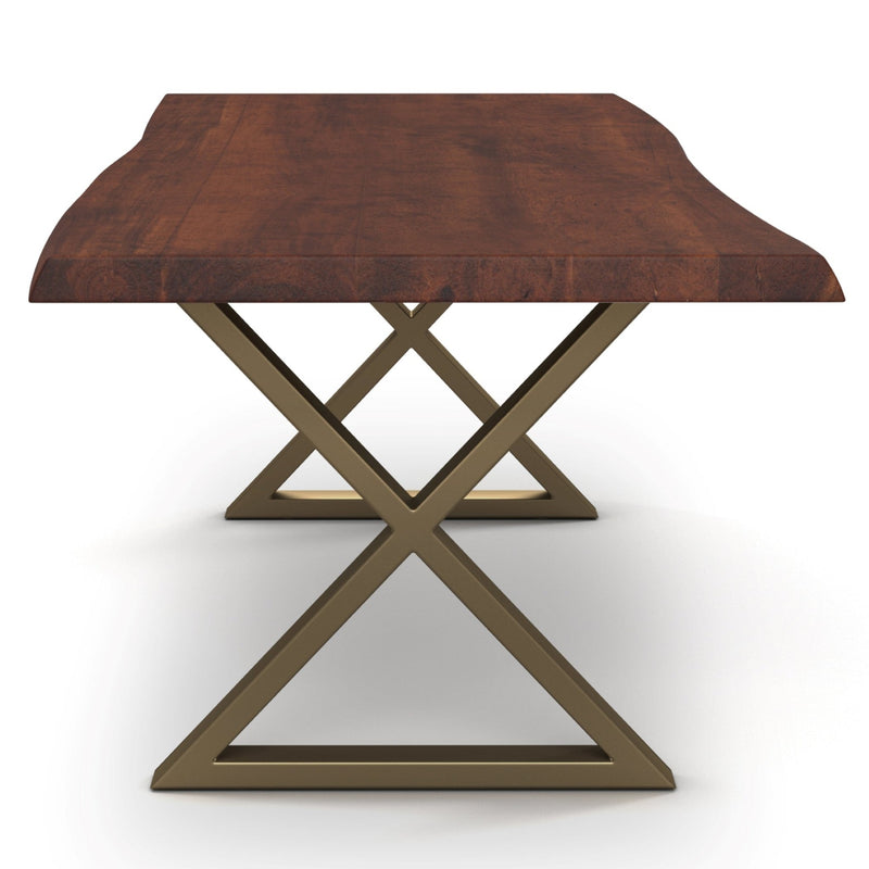 Brooks Dining Table - X Base - Urbia Tables - Americano - Black - Small - HORNE
