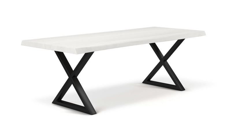 Brooks Dining Table - X Base - Urbia Tables - Americano - Black - Small - HORNE
