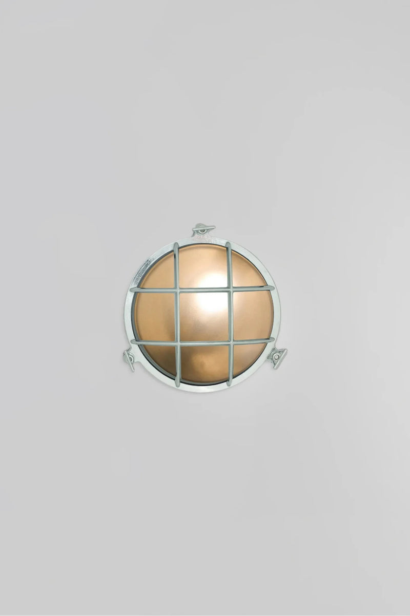 Bulkhead Light - Davey Lighting - Outdoor Lights - Polished Brass - Medium - HORNE