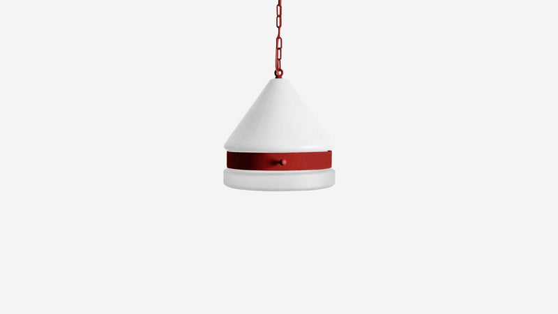 Cardinal Slab Pendant Large - Workstead - Ceiling Lights - Matte Black Enamel - 24