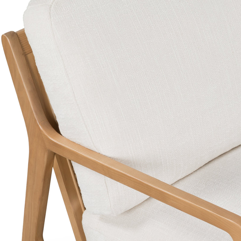 Carmelo Upholstered Accent Chair - Urbia Sofas - Oak - Black - HORNE