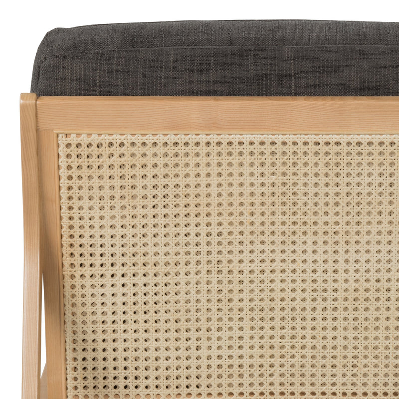 Carmelo Upholstered Accent Chair - Urbia Sofas - Oak - Black - HORNE