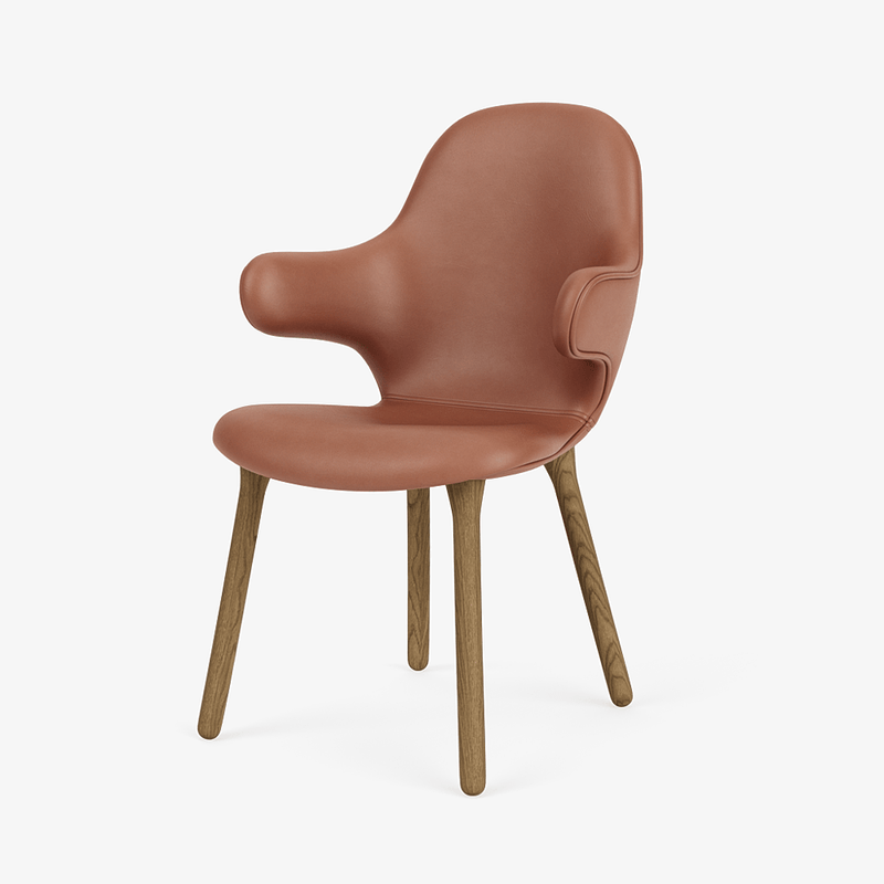 Catch Armchair - Wood Base - &Tradition Chairs - Remix 0123 - Black Lacquered Oak - HORNE