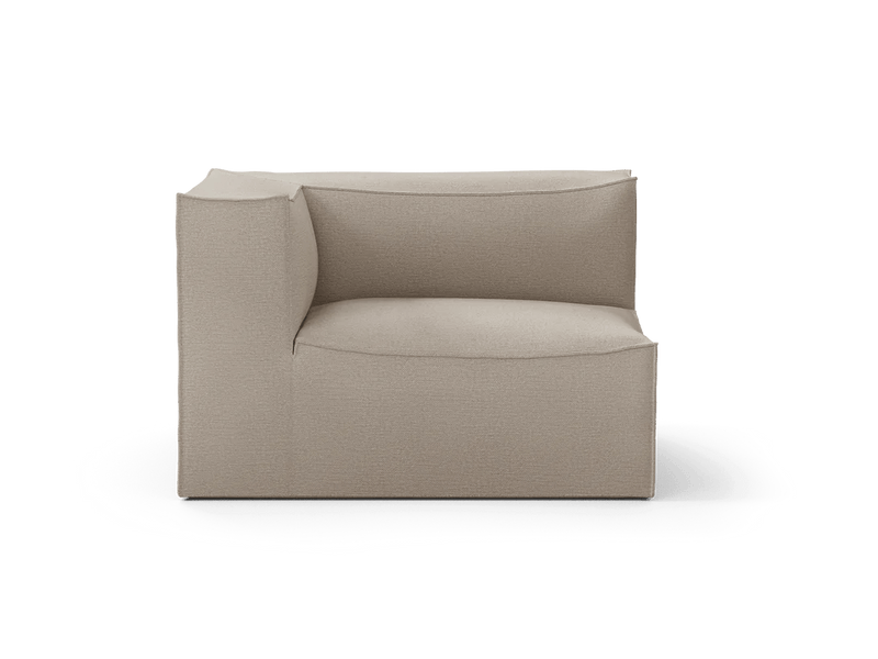 Catena Sofa Armrest Left - Ferm Living Sofas - Small - S400 - Soft Bouclé - Off - White/Sand - HORNE