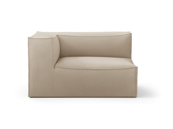 Catena Sofa Armrest Left - Ferm Living Sofas - Large - L400 - Soft Bouclé - Off - White/Sand - HORNE