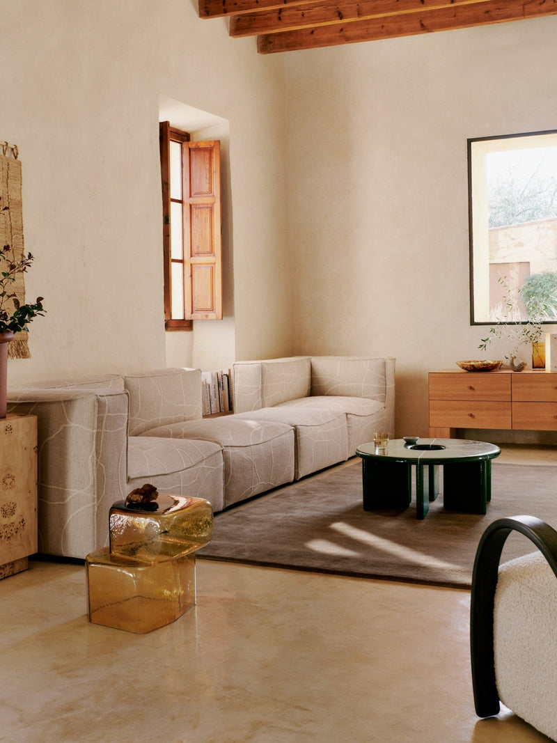 Catena Sofa Armrest Right - S401 - Ferm Living Sofas - Rich Linen - Natural - HORNE