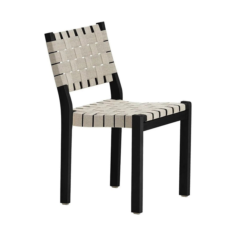 Chair 611 - Black Lacquered - Artek - Chairs - Black - HORNE