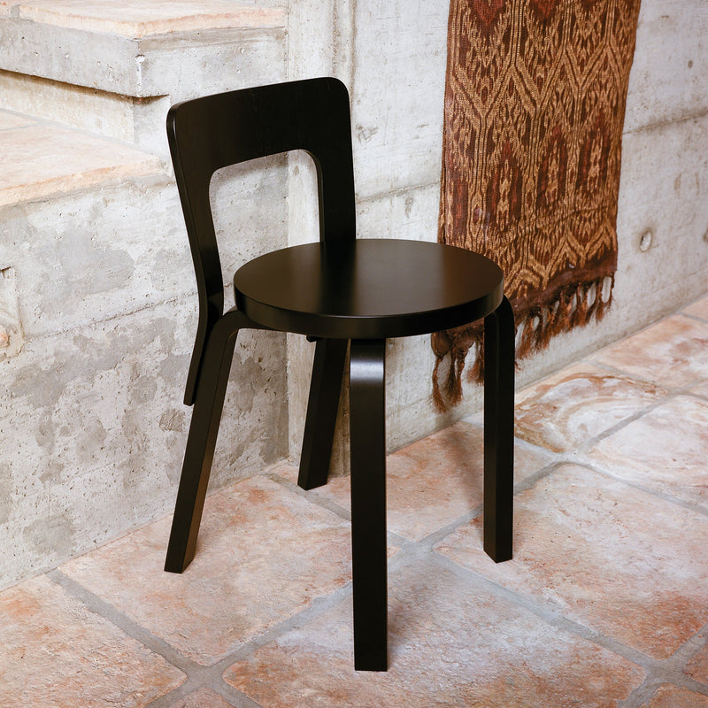 Chair 65 - Natural Lacquered - Artek Chairs - Birch Seat - HORNE