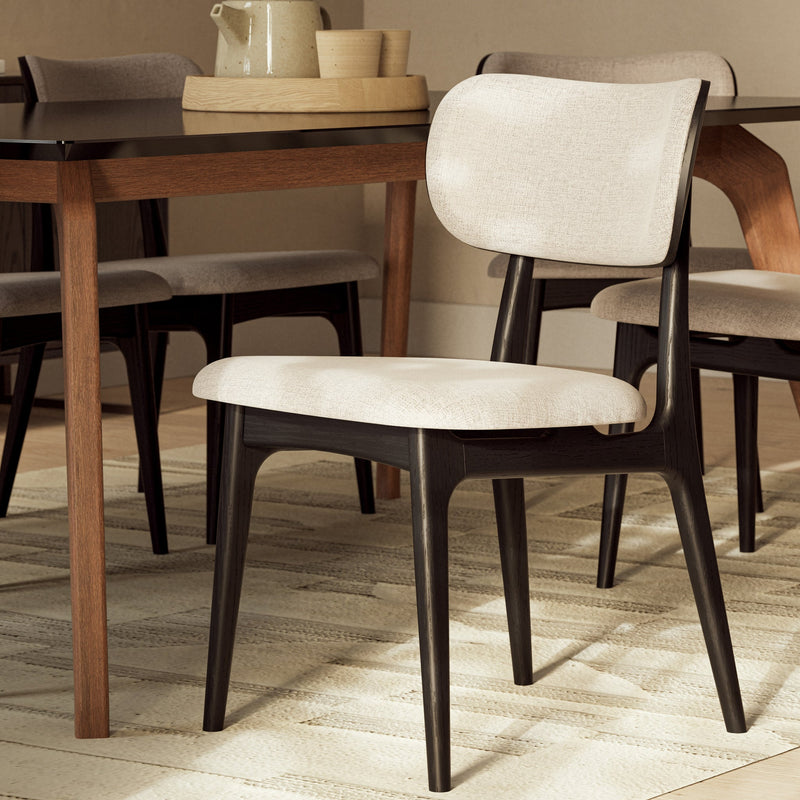 Claudia Side Chair - Urbia Chairs - Harvest Jute Ebano - HORNE