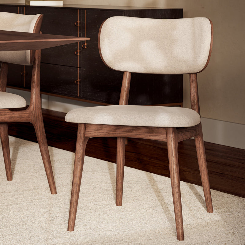 Claudia Side Chair - Urbia Chairs - Harvest Jute Ebano - HORNE