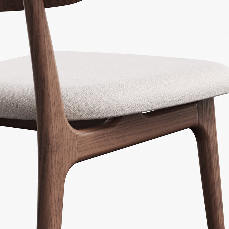 Claudia Side Chair - Urbia Chairs - Harvest Jute Ebano - HORNE