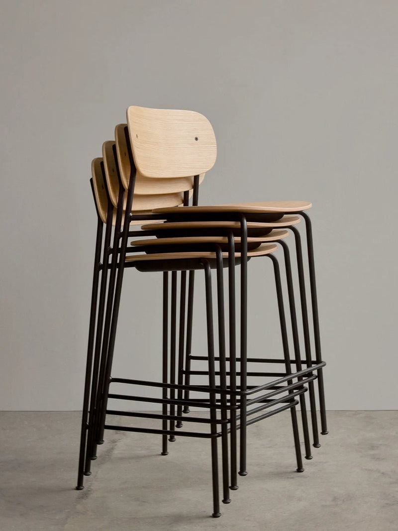 Co Bar Chair - Un - Upholstered - Audo Copenhagen Chairs - Natural Oak - HORNE