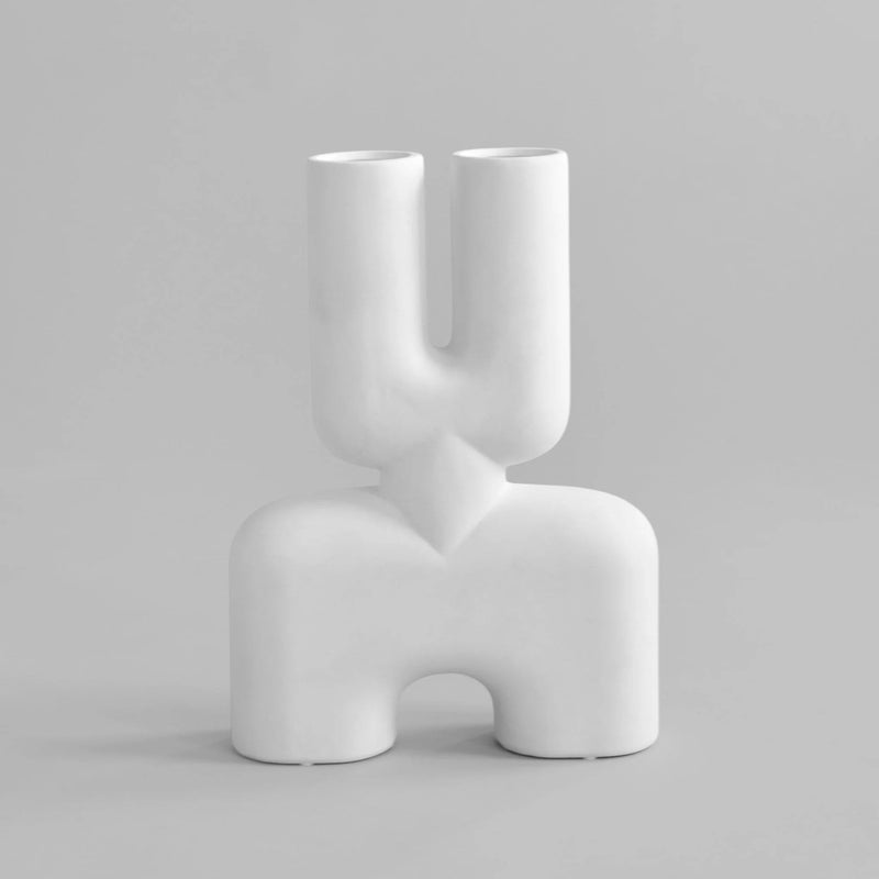 Cobra Vase Double - 101 Copenhagen Vases - Mini - Bone White - HORNE