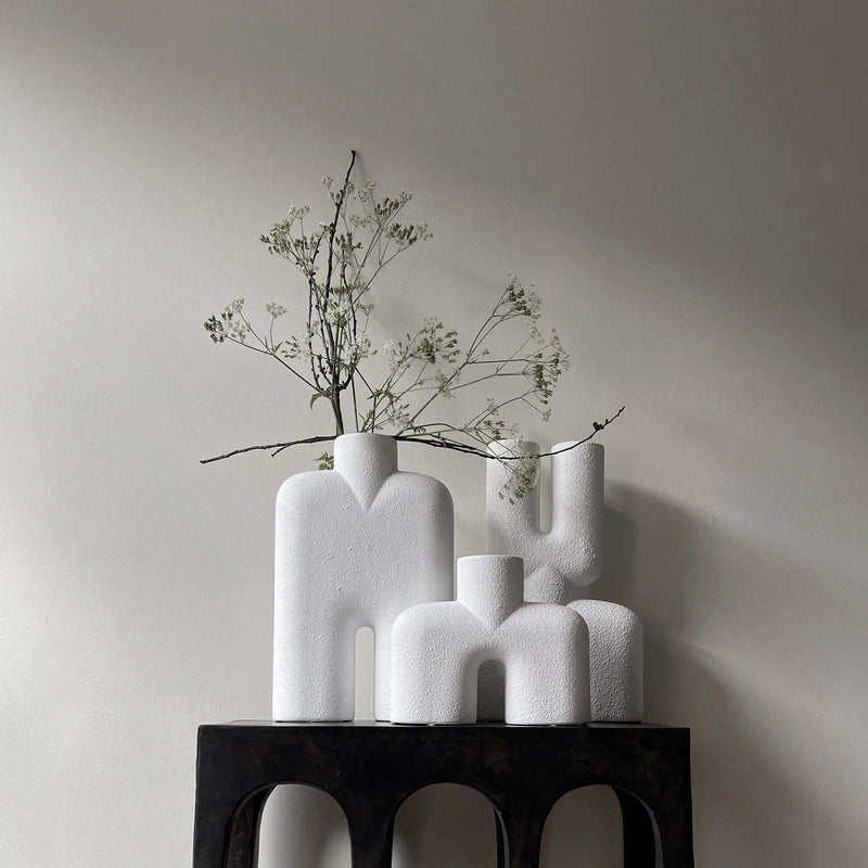 Cobra Vase Double - 101 Copenhagen Vases - Mini - Bone White - HORNE