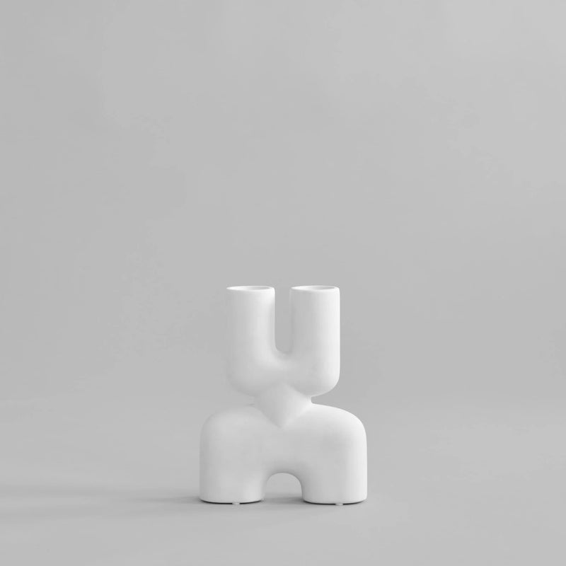 Cobra Vase Double - 101 Copenhagen Vases - Mini - Bone White - HORNE
