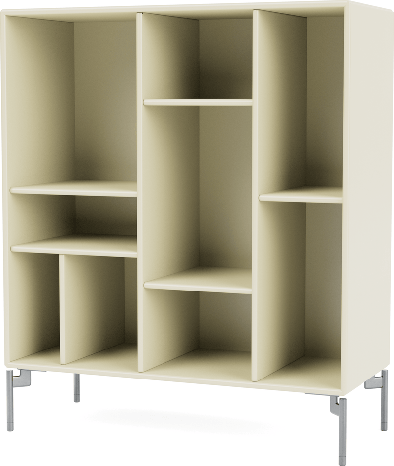 Compile Decorative Shelf - With Legs - Montana - Shelving - Anthracite - Matte Chrome - HORNE