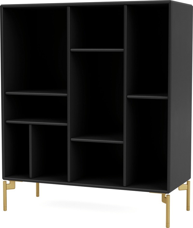 Compile Decorative Shelf - With Legs - Montana - Shelving - Anthracite - Matte Chrome - HORNE