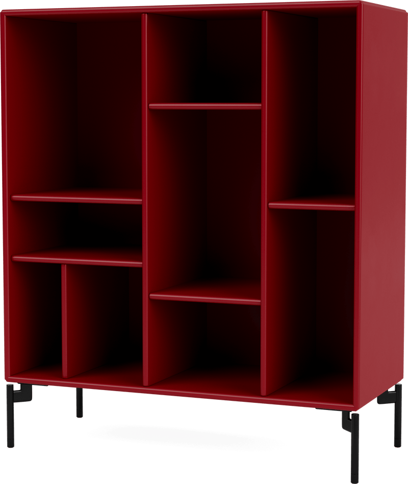Compile Decorative Shelf - With Legs - Montana - Shelving - Anthracite - Matte Chrome - HORNE