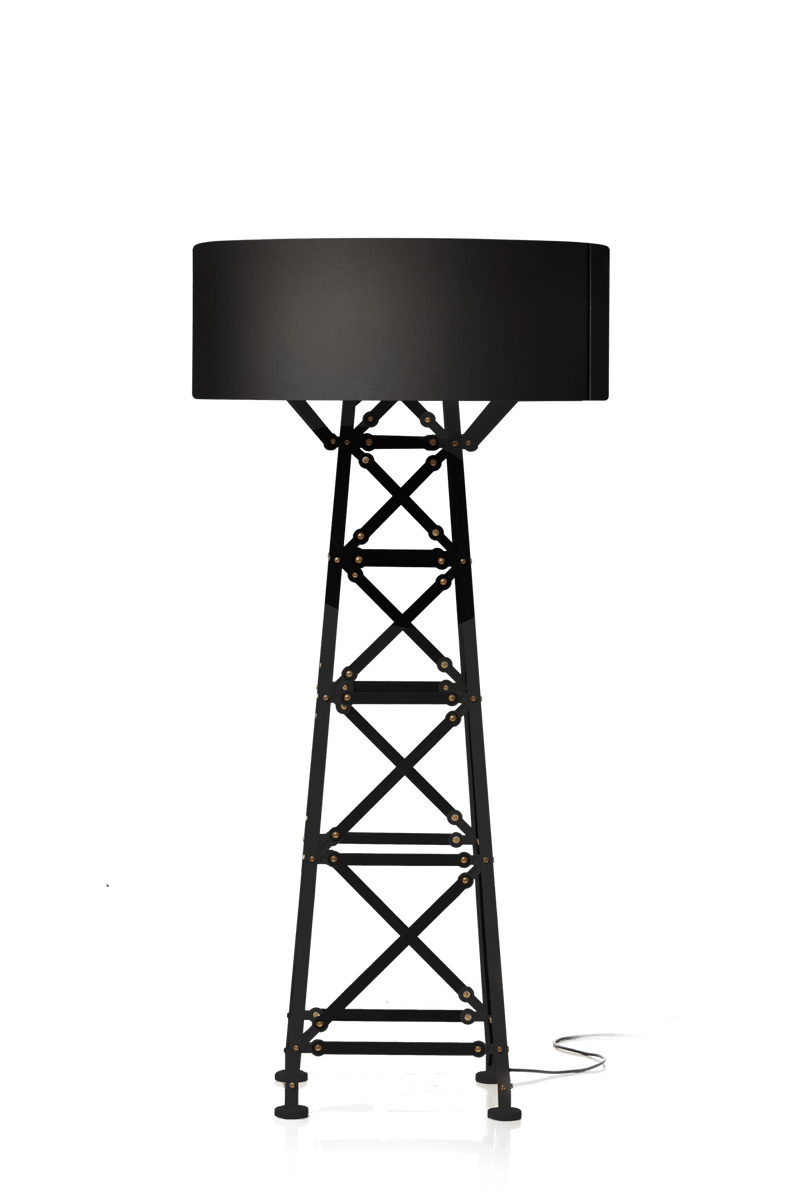 Construction Lamp Floor - Moooi Lighting - Black - Medium - HORNE