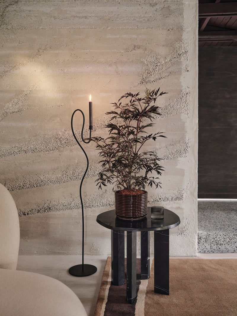 Corduroy Pot - Ferm Living - Pots & Planters - Carob Brown - HORNE
