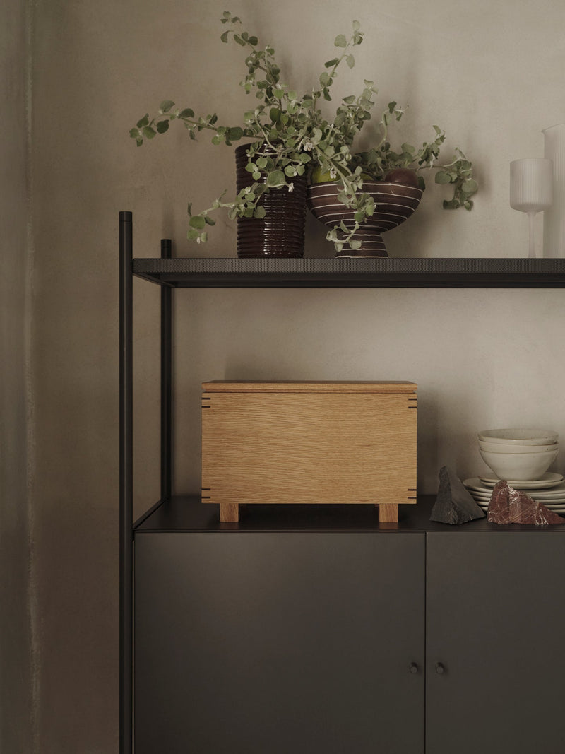 Corduroy Vase - Ferm Living - Vases - Carob Brown - HORNE