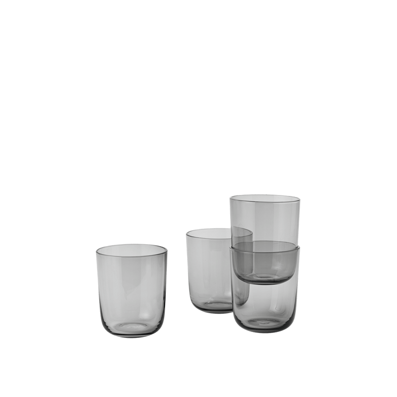 Corky Glasses - Set of 4 - Muuto Glassware - Clear - Low - HORNE